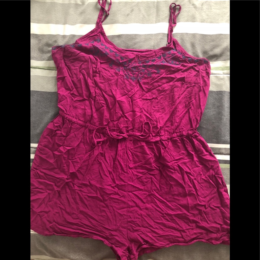 Purple romper